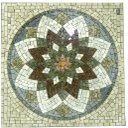 Ver imagem 1 de Mandala Indiana Piso Mosaico Estrela do Oriente 80cm