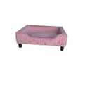 Ver imagem 1 de Caminha Cama Para Cachorro Pet Luxo Com Pés - Rosa