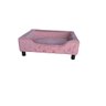 Caminha Cama Para Cachorro Pet Luxo Com Pés - Rosa - 1