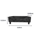 Ver imagem 3 de Caminha Cama Para Cachorro Pet Luxo Com Pés - Rosa