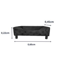 Caminha Cama Para Cachorro Pet Luxo Com Pés - Rosa - 3