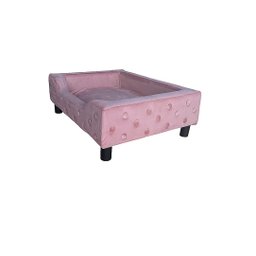 Caminha Cama Para Cachorro Pet Luxo Com Pés - Rosa - 2
