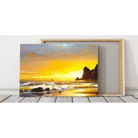 Quadros Decorativos em Canvas - 0130 - 50 X 75 Cm