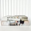 Ver imagem 4 de Decoração 2 livros caixa porta objetos com tampa que abre