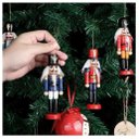 Ver imagem 3 de Enfeite para Árvore Natal Soldado Quebra Nozes 12cm 6 Peças