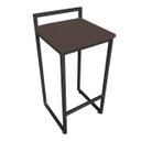 Ver imagem 4 de Conjunto 02 Banquetas Pietra Suede Marrom Base Preto D'Rossi
