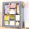 Armário Guarda-roupa Portátil Dobrável Armazenagem - 1