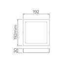 Ver imagem 4 de Painel de Led Stella Quadrado Eco de Sobrepor 18w Bivolt Branco 4000k Luz Neutra Sth21963q/40