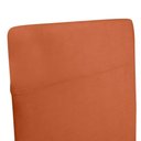 Ver imagem 5 de Kit 2 Cadeiras de Jantar Cozinha Industrial Lexa Veludo Élpis Móveis Terracota Dourada