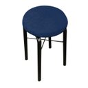 Ver imagem 2 de Kit 4 Puffs Manu Suede D'Rossi - Azul Marinho