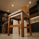 Ver imagem 4 de Kit Cadeira de Jantar Madeira Eucalipto Estofada Linho Bege