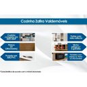 Ver imagem 3 de Kit de Cozinha Completa 3 Peças Zafira (1 Paneleiro + 2 Aéreos) Cinamomo/Off White - Valdemóveis