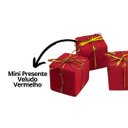 Ver imagem 7 de Kit 24 Mini Presentes Decorados Natal Enfeite Árvore 3x3cm Vermelho e Dourado - Yangzi