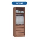 Ver imagem 5 de Guarda Roupa Modulado 2 Portas Reflecta Requinte 100% MDF