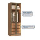 Ver imagem 4 de Guarda Roupa Modulado 2 Portas Reflecta Requinte 100% MDF