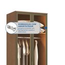 Ver imagem 6 de Guarda Roupa Modulado 2 Portas Reflecta Requinte 100% MDF