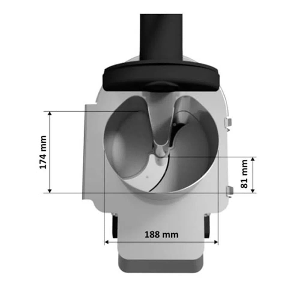 Processador De Alimentos Industrial Pa-7 Pro Sem Discos Bivolt - Skymsen - 3