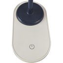 Ver imagem 6 de Luminária de Mesa com Garra Flexivel Diamante Touch Presilha LED 3 Cores Abajur Articulavel