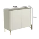 Ver imagem 4 de Buffet Mdf com Gaveta e Porta Lisa L98,5 X A81,5cm Luna/dourado F830l