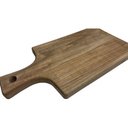 Ver imagem 6 de Tábua de Corte de Madeira 35 X 17 Cm Uso Cozinha Churrasco:marrom-claro