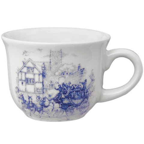 Xícara Caneca de Porcelana para Café e Chá Cena Inglesa 1 Peça - Oxford Biona