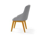 Ver imagem 7 de Conjunto Mesa Jantar 1,60m Amadeirado 4 Cadeira Verona Linho Cinza Luxo