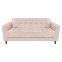 Ver imagem 1 de Sofá 3 Lugares Arezzo Suede Bege - D'Rossi