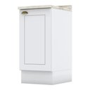 Ver imagem 1 de Balcão 1 Porta 40cm Americana Branco com Tampo Calcare - Móveis Henn Branco-calcare