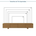 Ver imagem 6 de Rack com Painel Liso para TV até 75 Polegadas Planejado 200x230cm Aruá CabeCasa MadeiraOriginals Marrom Jatobá