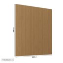 Ver imagem 4 de Rack com Painel Liso para TV até 75 Polegadas Planejado 200x230cm Aruá CabeCasa MadeiraOriginals Marrom Jatobá