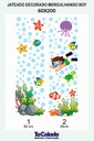Ver imagem 1 de Adesivo Para Vidro Box Banheiro Jateado Decorado Mergulhando Boy Prova D'agua - 1,20 x 2,00m