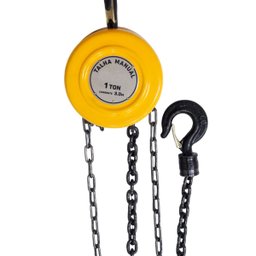 Talha Manual 1 Tonelada 1000 Kg com Corrente 3 Metros Elevação - 5