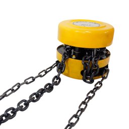 Talha Manual 1 Tonelada 1000 Kg com Corrente 3 Metros Elevação - 6