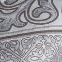 Ver imagem 4 de Kit Xale para Sofá Franja Grécia Tecido Jacquard Almofadas Cheias 5 Peças:cáqui