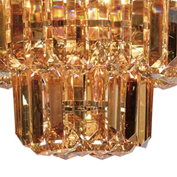 Lustre Dijon Cristal 55cmx70cm Bella Iluminação - 3