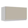 Armário Aéreo 100% Mdf 60 Cm 1 Porta Basculante Branco/crema Smart Madesa - 2