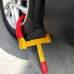 Trava Roda Carro Moto Controle Estacionamento Antifurto Roubo Bloqueador Pneu Automotivo Segurança R - 4