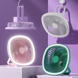 Mini Ventilador Mesa Usb Silencioso:verde - 14
