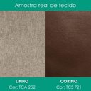 Ver imagem 4 de Cabeceira Queen 160 cm Lumina LED com Frame Linho Tca 202 Corino Tcs 721 Peer