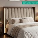 Ver imagem 2 de Cabeceira Queen 160 cm Lumina LED com Frame Linho Tca 202 Corino Tcs 721 Peer