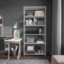 Ver imagem 3 de Estante / Armario de Aço 90cm 6 Bandejas Suporta 120kg:cinza