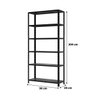 Estante / Armario de Aço 90cm 6 Bandejas Suporta 120kg:cinza - 11