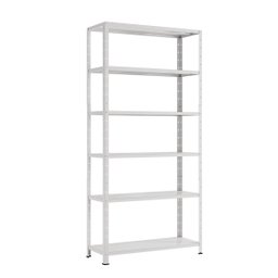 Estante / Armario de Aço 90cm 6 Bandejas Suporta 120kg:cinza - 8