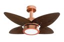 Ver imagem 2 de Ventilador de Teto Aspen LED Venti-delta 3000k Cobre 4Pás Imbuia 220V