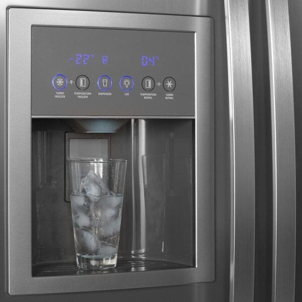 Geladeira Refrigerador Electrolux Side by Side 2 Portas 504L SS72X Frost Free 220V - 3