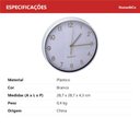 Ver mais imagens de Vaso Decorativo de Vidro Transparente 24x12x12cm Enfeite Sala Mesa Estante