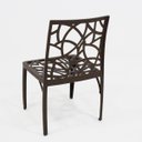 Ver imagem 3 de Cadeira de Alumínio Fundido para Mesa de Madeira e Jardim Modelo Acre - Marrom
