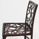 Ver imagem 5 de Cadeira de Alumínio Fundido para Mesa de Madeira e Jardim Modelo Acre - Marrom
