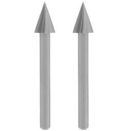 Escariador de Alta Velocidade Cônico de 6,4mm com 2 Unidades - 26150125ac000 - Dremel Escariador 125 - 1