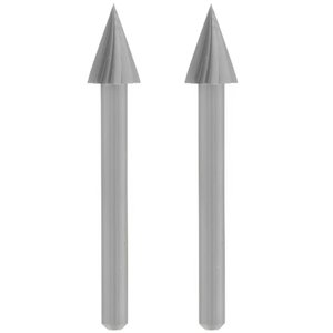 Escariador de Alta Velocidade Cônico de 6,4mm com 2 Unidades - 26150125ac000 - Dremel Escariador 125